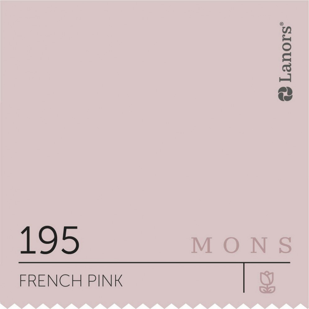 Краска Lanors Mons «French Pink» (Французский розовый), 195